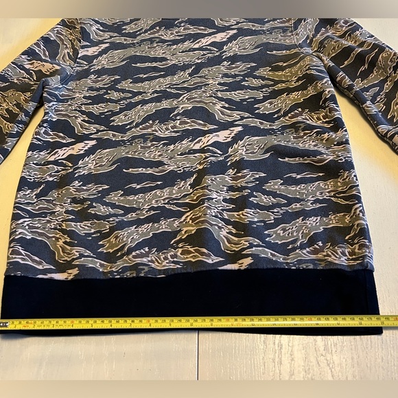 TNA 100% Cotton French Terry Camouflage Sweatshirt Men’s Medium - Picture 5 of 9